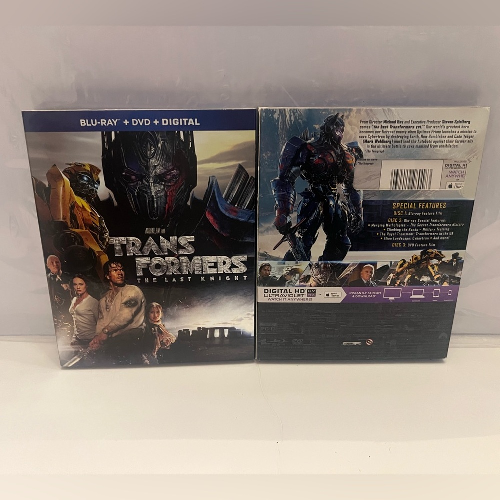 Transformers: The Last Knight Blu-ray + DVD + Digital